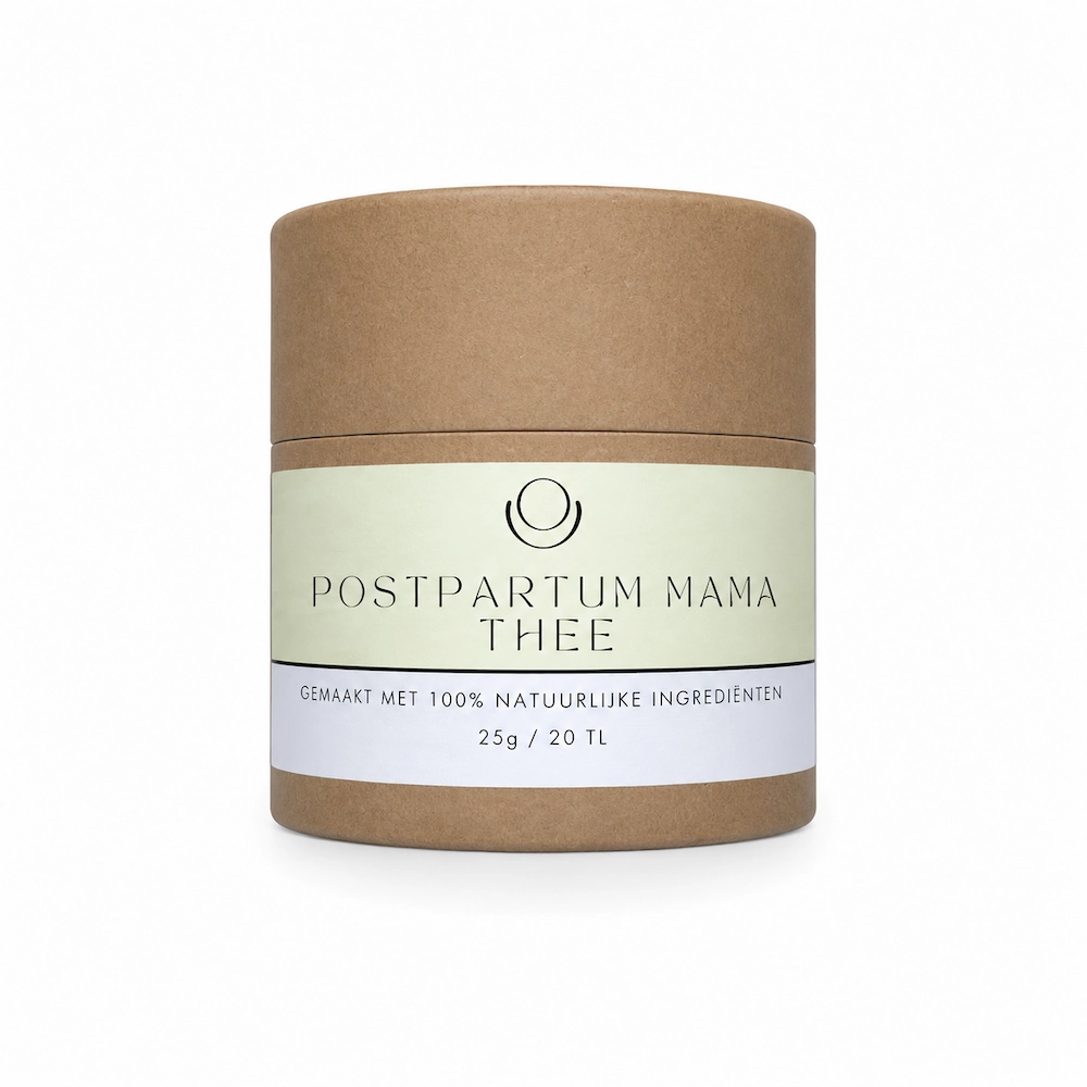 postpartum mama thee voor na de bevalling