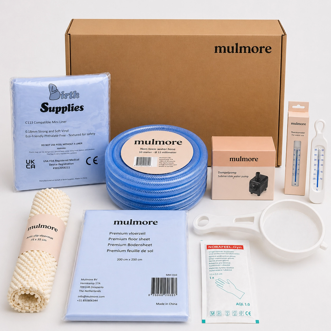 Bevalbadpakket compatibel Birth Pool in a Box Mini