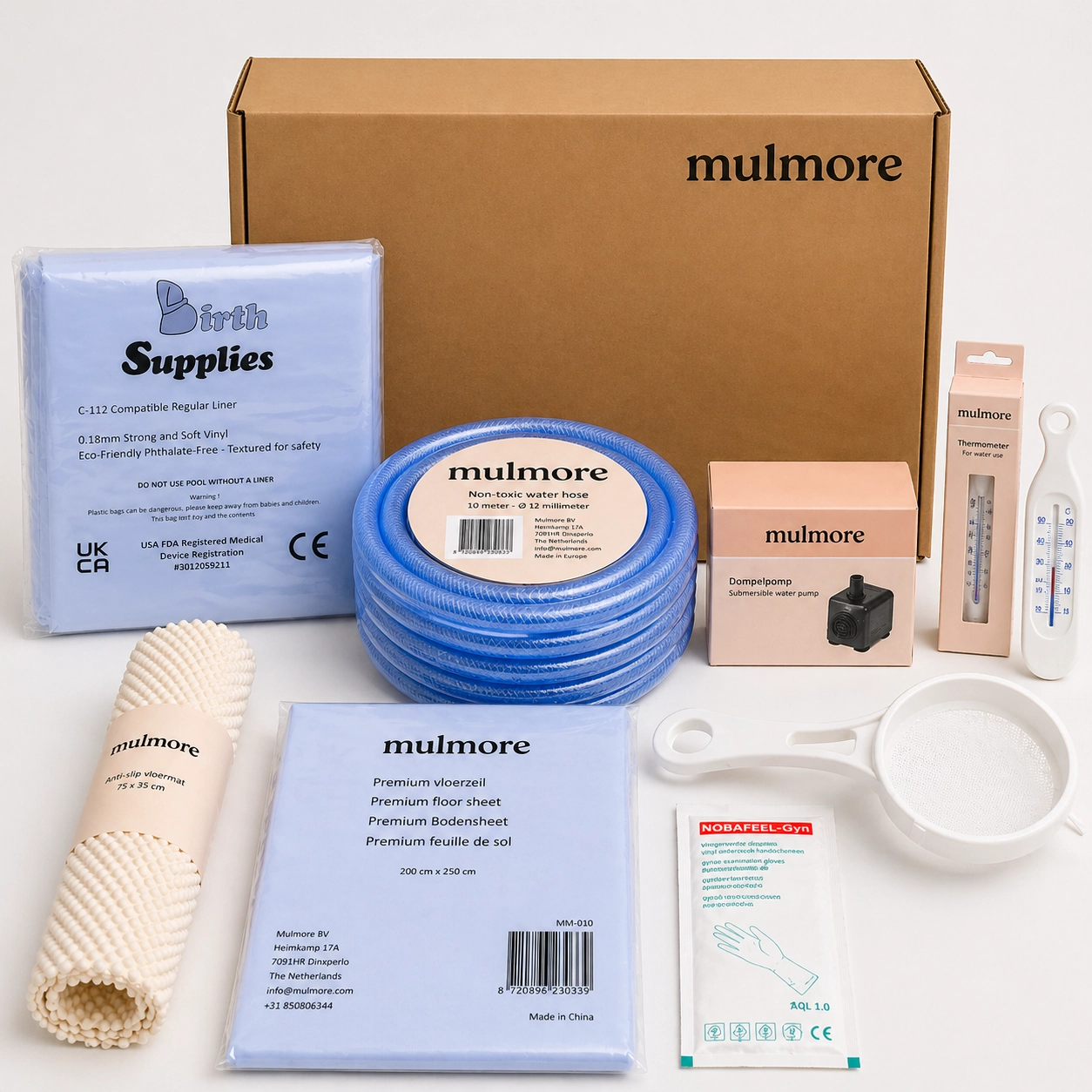 Bevalbadpakket compatibel Birth Pool in a Box Regular