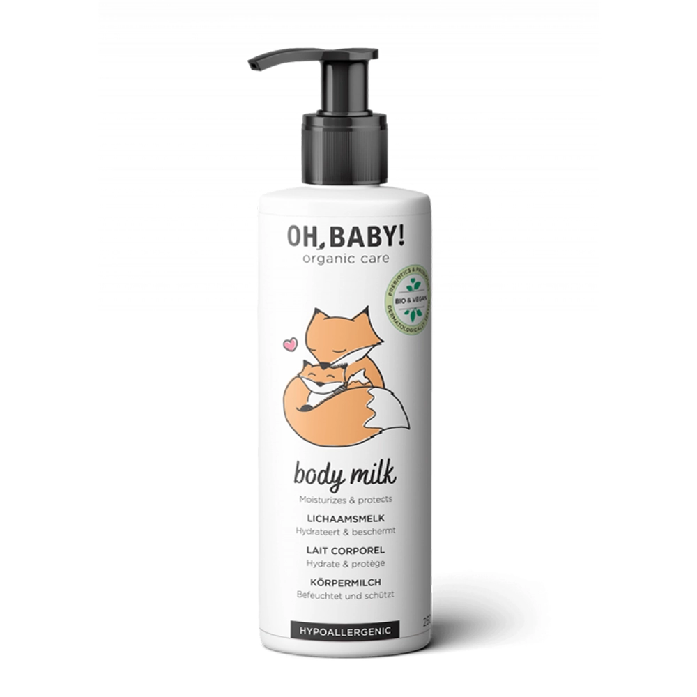 Oh Baby bodymilk voor lichaam en gezicht met zachte verzorging voor babyhuid