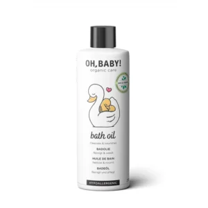 Oh Baby badolie met milde formule voor droge en gevoelige babyhuid