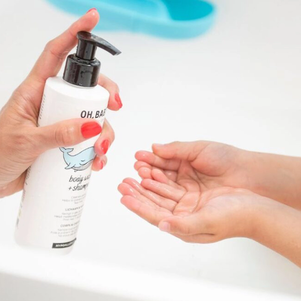 Zachte Oh Baby wash en shampoo voor een verzorgend bad- en douchemoment