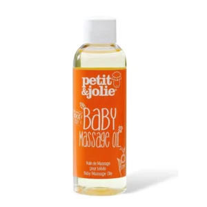 Petit&Jolie massage olie voor baby massage met natuurlijke verzorging van de huid