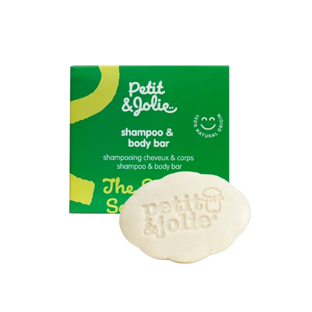 Milde Petit&Jolie body en shampoo bar voor baby’s en kinderen met natuurlijke ingrediënten