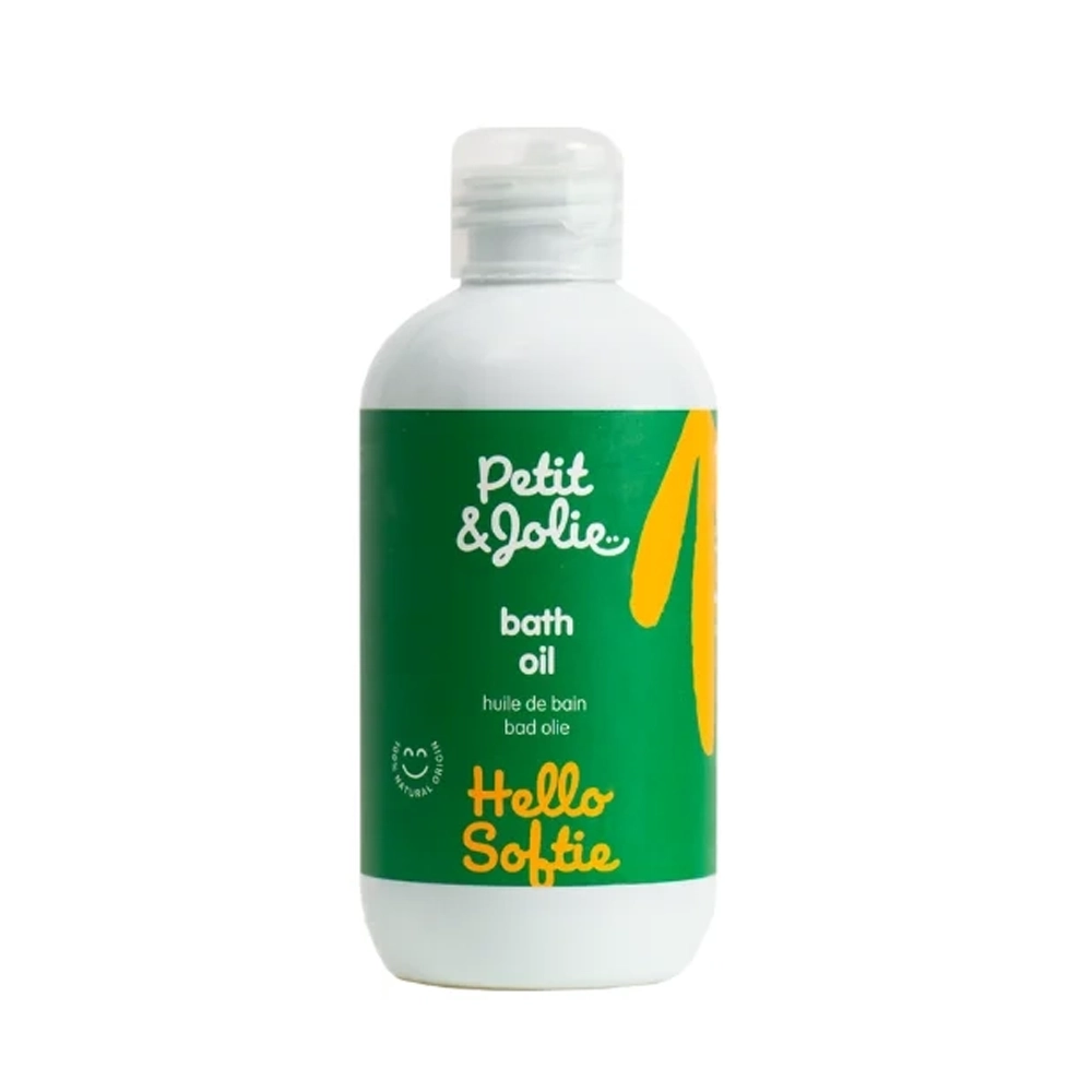 Milde Petit&Jolie badolie zonder microplastics voor zachte en soepele huid