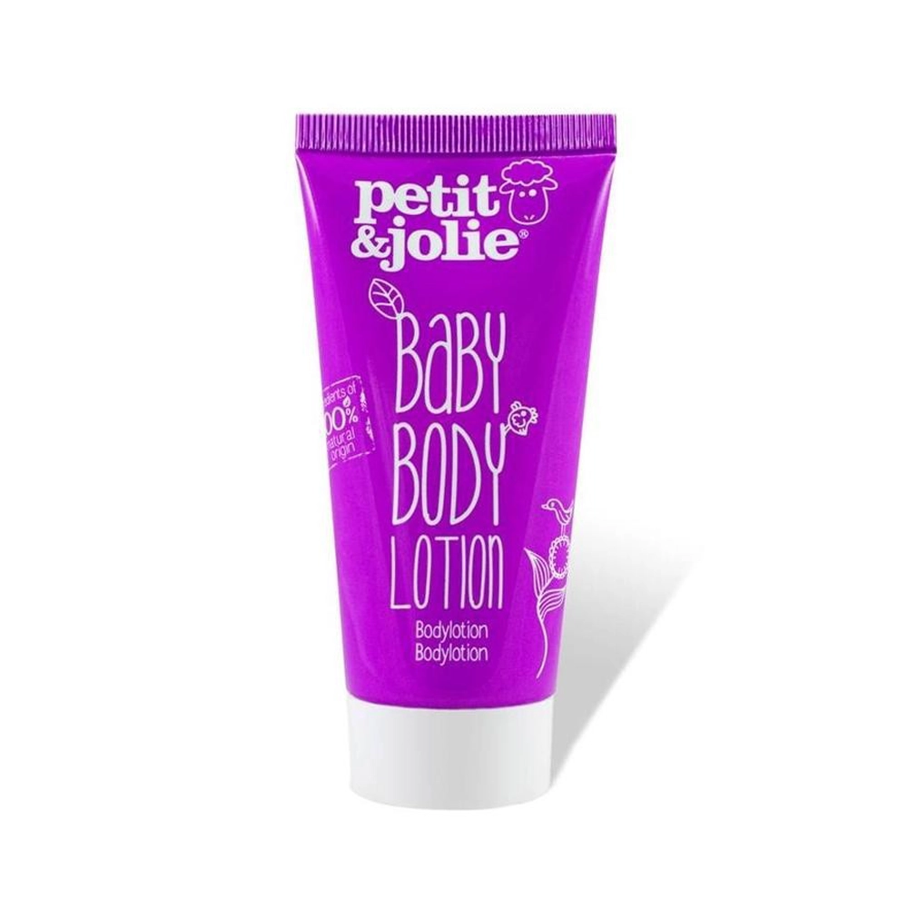 Petit&Jolie bodylotion voor baby’s met droge huid die snel intrekt en hydrateert