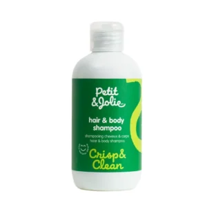Petit&Jolie haar en body shampoo die niet prikt in de ogen van baby’s en kinderen