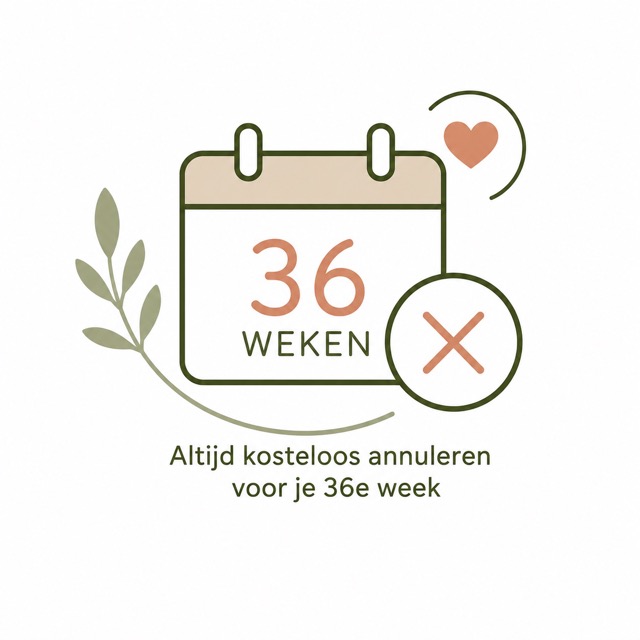 Gratis annuleren voor week 36