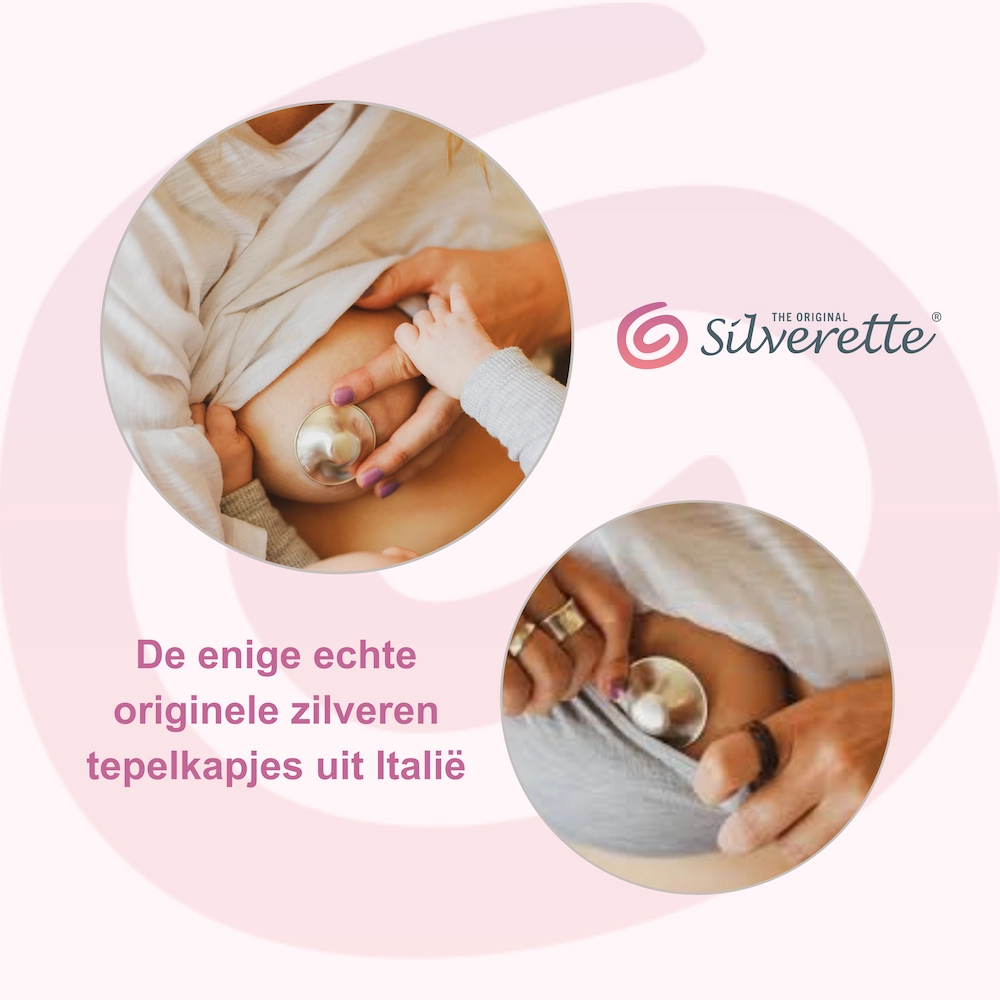 Silverette zilveren tepelkapjes sfeer