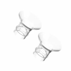 Set van twee transparante Ardo siliconen inzetschilden van 21 mm voor een borstschelp van 24 mm
