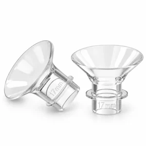 Twee transparante Ardo siliconen inzetschilden van 17 mm voor de Melia en Hands-Free borstschelp van 24 mm