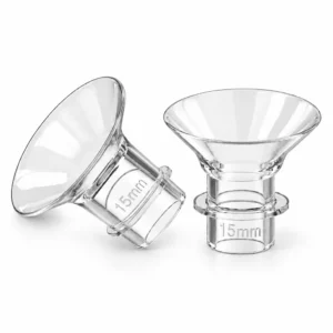Twee transparante Ardo siliconen inzetschilden van 15 mm voor de Melia en Hands-Free borstschelp van 24 mm.