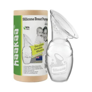 Haakaa siliconen borstkolf van 100 ml zonder zuigvoet.