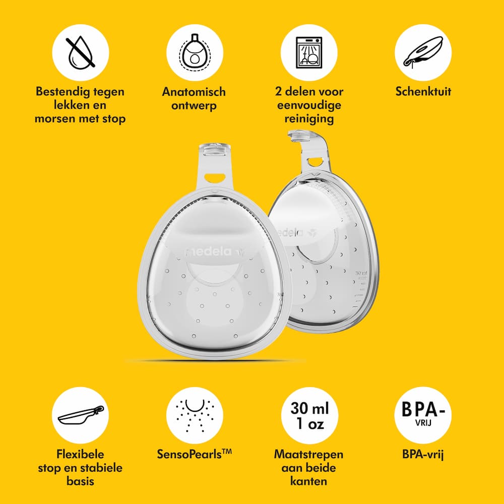 Medela Inbra moedermelk collector info