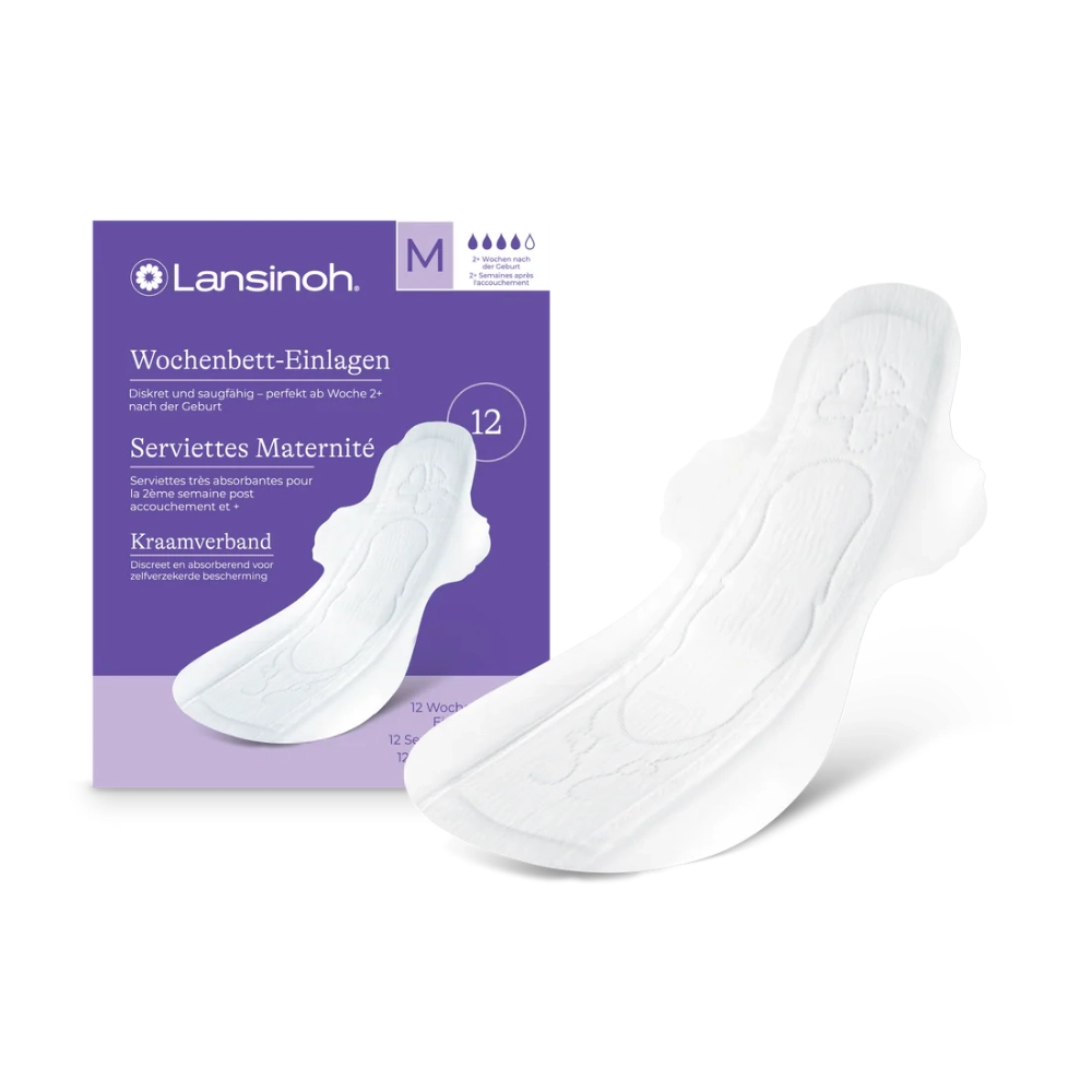 Lansinoh kraamverband - 12 stuks - 2+ weken