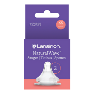 Lansinoh NaturalWave® Spenen XS +0 maanden - 2 stuks