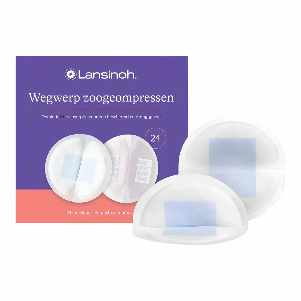 Lansinoh Blue Lock® zoogkompressen - kies aantal
