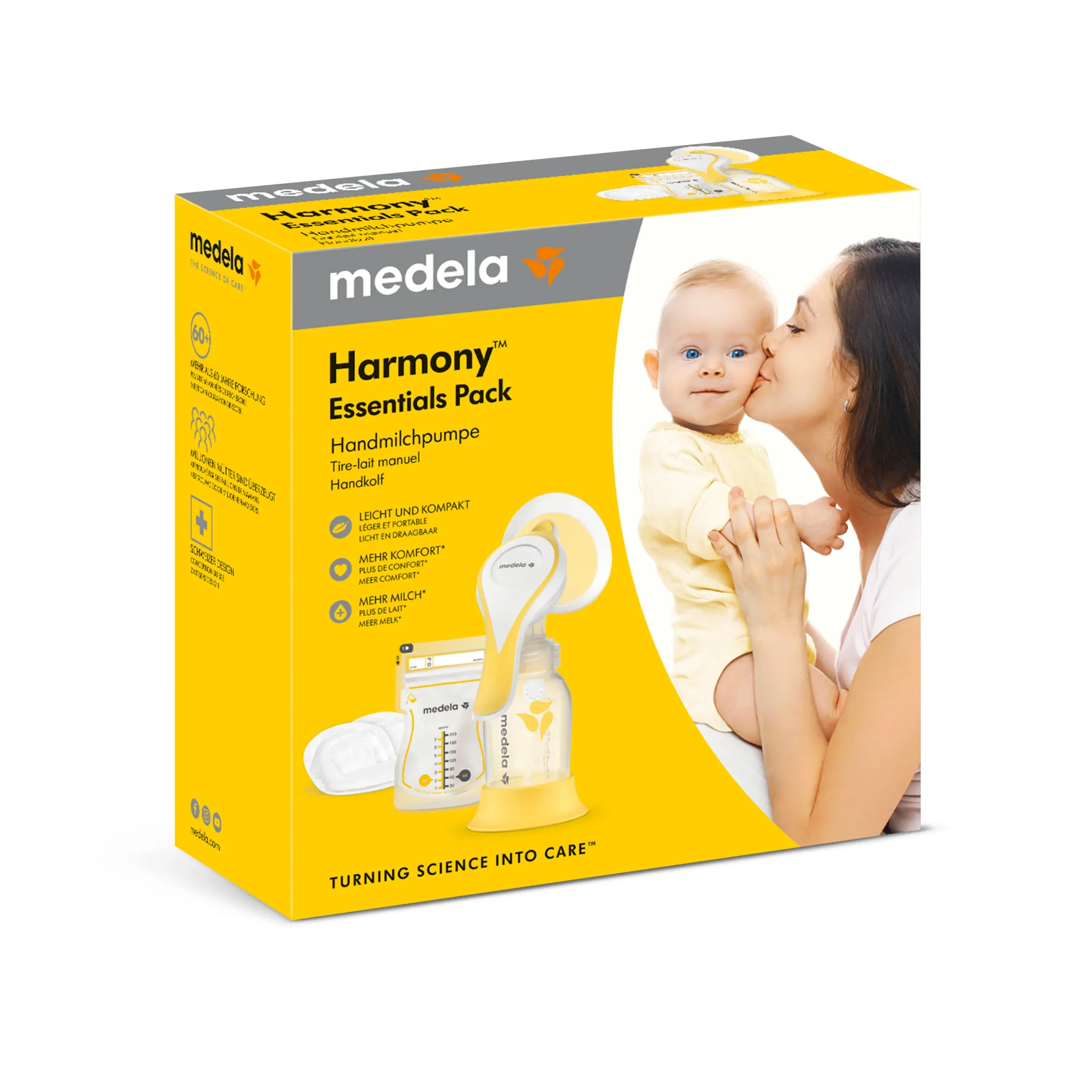 Medela® Harmony Flex handmatige borstkolf - incl. essentials set - Afbeelding 2