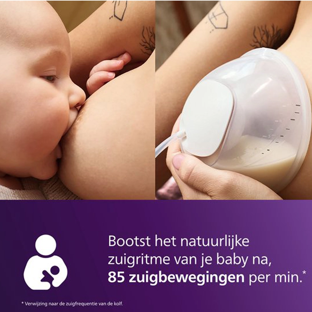 Philips Avent dubbele borskolf natuurlijk zuigritme
