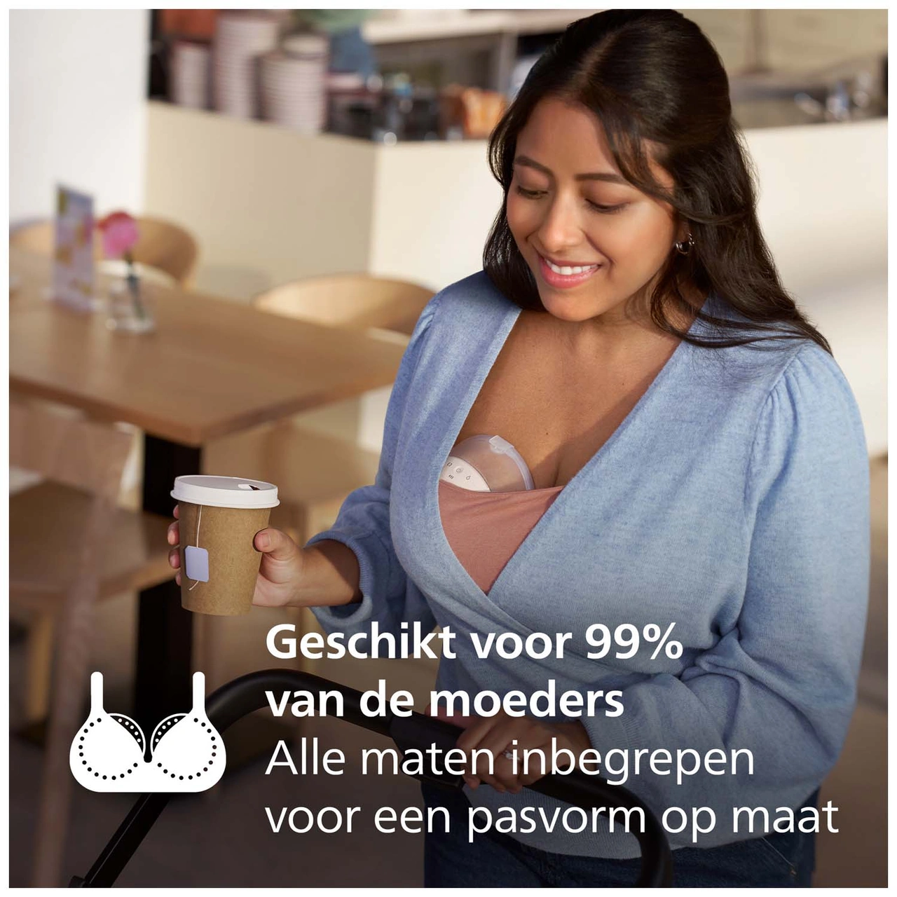 Philips Avent draasloze elektrische borstkolf enkel