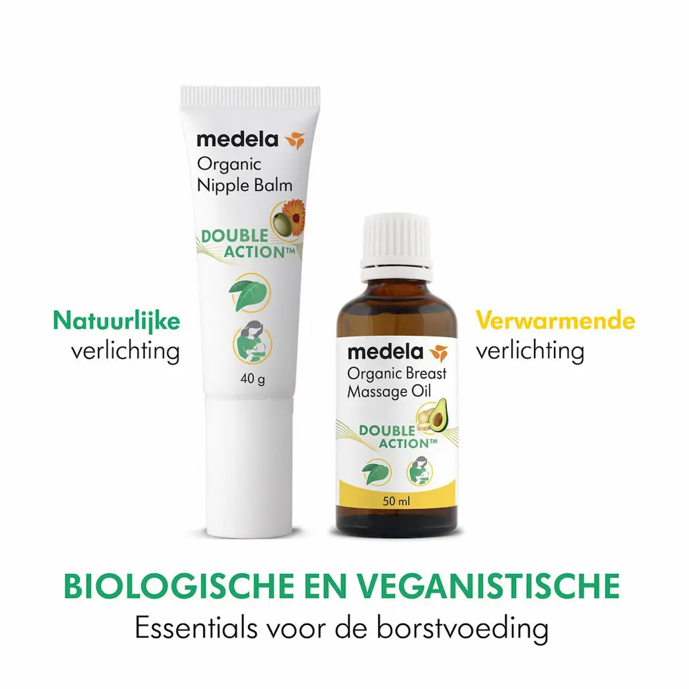 Medela biologische borstmassage olie en zalf