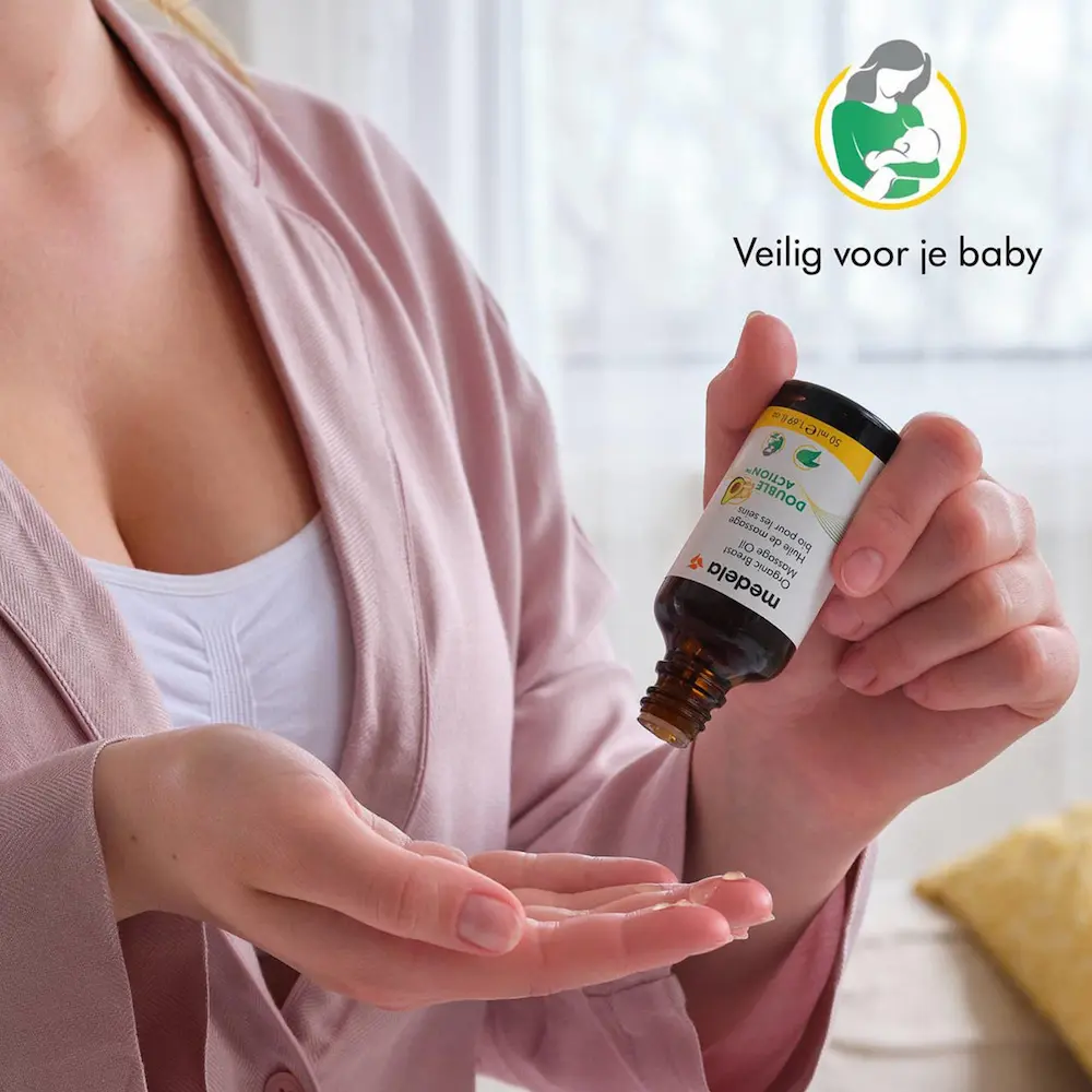 Medela biologische borstmassageolie sfeerbeeld
